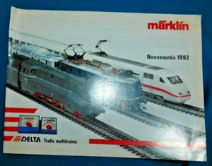 ANCIEN CATALOGUE MARKLIN NOUVEAUTES éch HO, 1, Z . 1992 F .32 PAGES. LOCOMOTIVE - Imagen 1 de 5