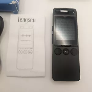 AI Digital Voice Recorder 32 GB TENGSEN Rechargeable LCD Dictaphone NEW open box - Picture 1 of 11
