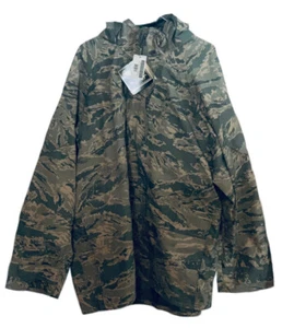 NEW Genuine USAF US AIR FORCE ABU Tiger Stripe APECS GORETEX Parka Coat XL Reg - Picture 1 of 4