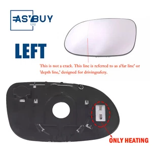 Driver Left Side Mirror Glass for Mercedes CLK320 CLK430 SL500 SLK320 - Picture 1 of 7