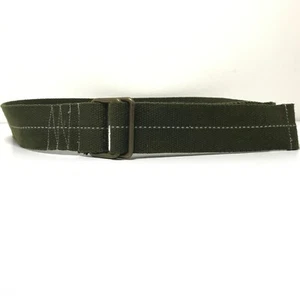 Men's Belt Green Medium 34-36 Canvas D Ring Casual Jeans Belt Men - Picture 1 of 12