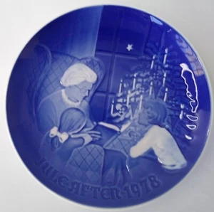 B&G Bing & Grondahl Copenhagen " A CHRISTMAS TALE " Teller 1978 ~ gebraucht  - Bild 1 von 3