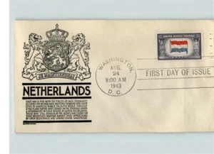 NETHERLANDS, 1943 Overrun Country in World War II, Forces of Nazi Germany occupi - Picture 1 of 1