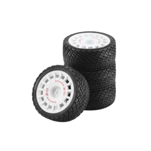 SpeedTek RC 46/67 Un-Mounted Non-Belted On Road Tires (4) (White) (15-Spoke) - Picture 1 of 1
