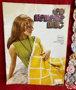 Vtg Sears Intermediate Knitting Booklet 1970 - Picture 1 of 8