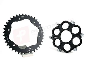 JT Racelite Alloy Rear Sprocket 38T + Carrier for Ducati 1198 / 1198S 2009-2011 - Picture 1 of 2