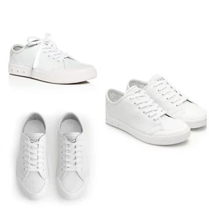 $225 Rag & Bone Standard Issue Lace Up In White Leather Size: EU36.5(US6.5) - Picture 1 of 6