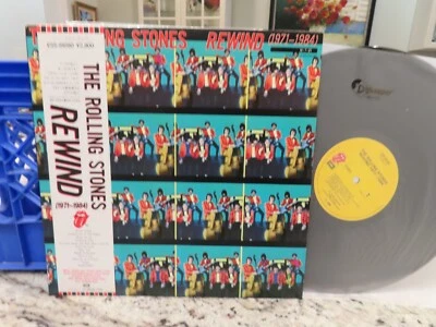 THE ROLLING STONES - REWIND  1976 JAPAN orig. w/ OBI NM VINYL LP LOW$$$ NICE!! - Image 1 of 4