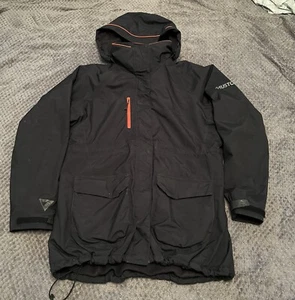 Musto Damen Schwarz Korsika BR1 Jacke Mantel UK 18 EU 46 Segeln Reiten - Bild 1 von 12