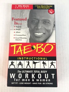 Tae Bo Instructional The Ultimate Total Body VHS tape Ships Same Day - Picture 1 of 3