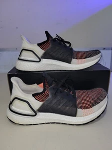 Adidas Ultraboost 19 Black Orange White Sz 12 Used Once New Cond Lot 1 msrp$180 - Picture 1 of 10
