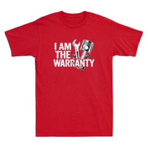 I Am The Warranty Rennwagen Teile Reparatur Typ Mechaniker Geschenke Vintage Herren T-Shirt - Bild 1 von 8