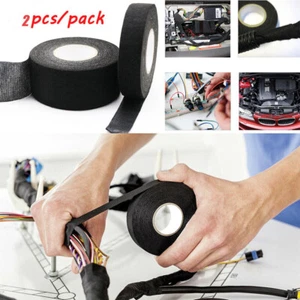 2PCS 15M Heat-resistant Flame Retardant Tape Wire Harness Cloth Tape For Auto - Picture 1 of 9