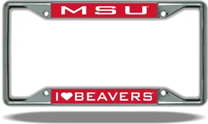 Minot State MSU BEAVERS License Plate Frame - Picture 1 of 1