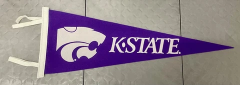Kansas State Wildcats NCAA Vintage Wool Pennant Cover