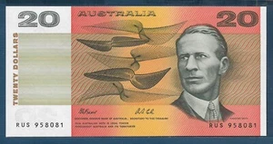 Australia 20 Dollars, 1991, P 46h / Fraser & Cole, UNC - Picture 1 of 2