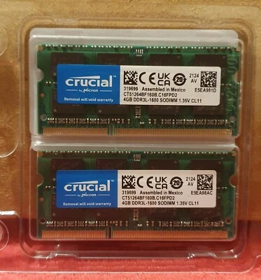  Crucial 8 GB RAM DDR4 1600 Memory Kit for Laptop - Image 1 of 2