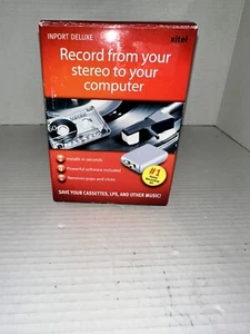 Xitel ~ Import Deluxe ~ Stereo To PC Recording Kit ~ Open Box never used - Picture 1 of 6