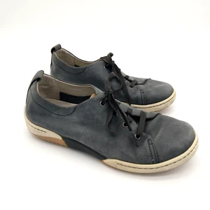 Zapatillas de Cuero Dansko Talla US 7.5 8 EU 38 Gris Con Cordones Zapatos Cómodos Nubuck - Imagen 1 de 8