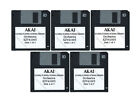 Akai S1000 / S5000 Set Of Five Floppy Disks Orchestra Kzv41005