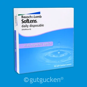 SofLens daily disposable 2 x 90 sphärische Kontaktlinsen Tageslinsen Bausch Lomb - Bild 1 von 1
