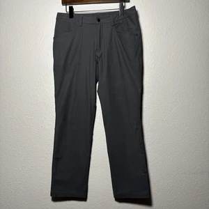 Pantalone Lululemon ABC Classic Warpstreme 33x30 Grigio Ossidiana Elasticizzato Performance - Foto 1 di 7