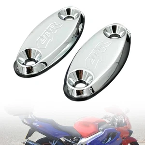 Mirror Block Off Base Plate Motorcycle Fit For Honda CBR600RR 2003-2011 2007 - Foto 1 di 11