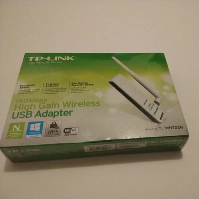TP-Link TL-WN722N 150Mbps High Gain Wireless USB 2.0 Wi-Fi Adapter - Image 1 of 4