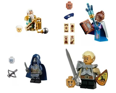 LEGO 21348 Dungeons & Dragons  Lot of 4 Figures - Wizard, Rogue, Warrior, Celric - Image 1 of 4
