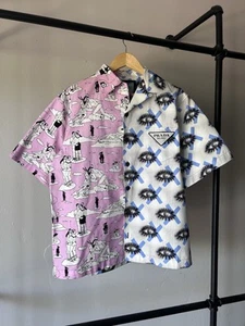 Prada Double Match FW18 Bowling Shirt size small - Picture 1 of 10