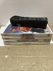 Nintendo Wii Game Bundle Lot Babysitting Mama Rudolph Controller ICarly Biggest - Picture 1 of 14