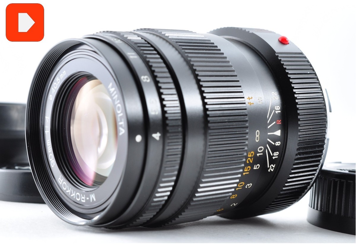 MINOLTA M ROKKOR 90mm f/1.4 レンズ Minolta 90mm Focal Camera Lenses for sale | eBay