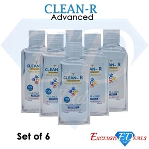 6 x Clean-R Advanced Hand Cleaner 100ml Moisturises & Protects - Picture 1 of 1