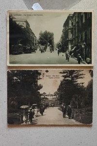 CATANIA CITTA'-LOTTO 2 CARTOLINE-C89-159 - Picture 1 of 1