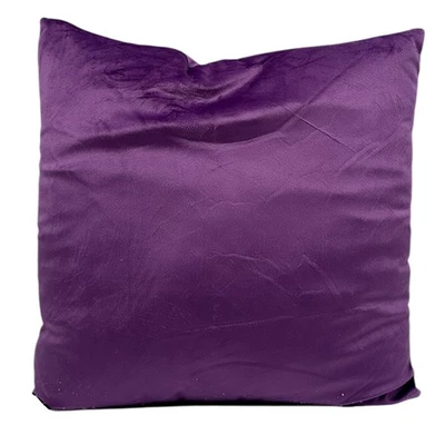 Samt Deko Kissen Lila ca. 45 cm Wohnzimmer Schlafzimmer Couch Dekoration - Bild 1 von 2