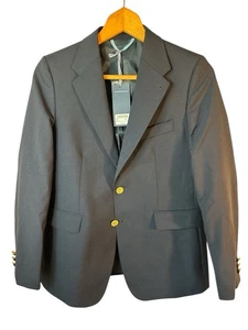 NWT Vineyard Vines Boys Classic Navy Blue Blazer Gold Buttons Preppy Size 16 - Picture 1 of 10