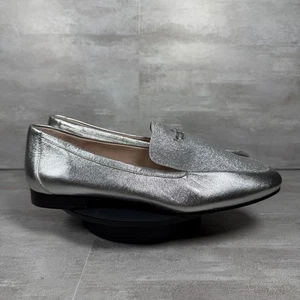 Kate Spade Zapatos Mujer Talla 8B City Nights Mocasines Brillo Metálico Planos - Imagen 1 de 10
