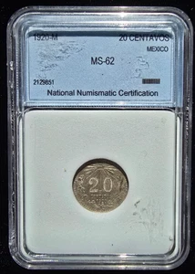 1920 Mexiko 20 Centavos Stempelglanz KM 438 (A064) - Bild 1 von 4