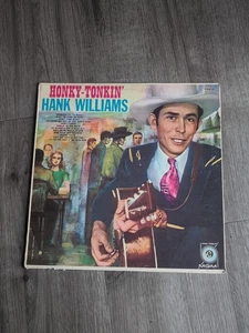 Hank Williams Honky Tonkin' 12" Vinyl Record Album LP - Foto 1 di 4