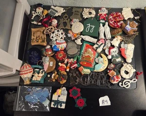 Christmas Decorations Lot | 50+ Items - Ornaments - Magnets - Picture 1 of 9