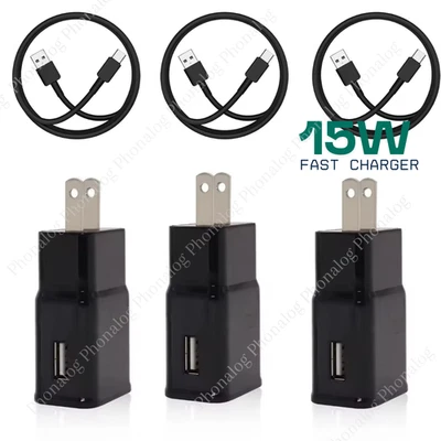 3 PACK Type USB-C Fast Wall Charger Adaptive For Samsung Galaxy S22 S21 S20 S10 - Image 1 of 4