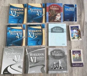 Abeka 12th grade English Text, Test and Quiz Keys, Homeschool - Picture 1 of 3