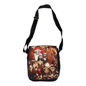 New Nightmare Before Christmas Cross Body Purse Zipper Pouch Black - Picture 1 of 7