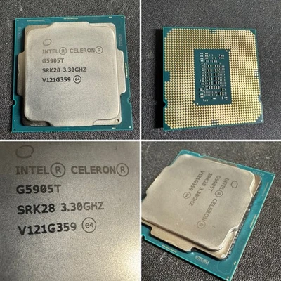 Intel Celeron G5905T SRK28 3.30GHz Dual Core Processor LGA 1151 TESTED Desktop - Image 1 of 4