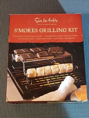 Sur La Table S'mores Grilling Kit Contains Warming Rack And 4 Skewers - Image 1 of 3
