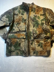 Vintage Scent-Lok Hunting Jacket Camo Field Coat Full Zip Men’s Large - Picture 1 of 14