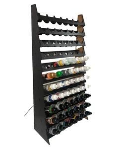 77 Pot Paint Rack Vallejo size Black or White - Picture 1 of 4