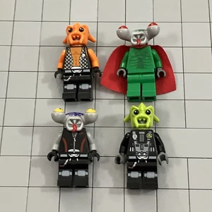 Frenzy Space Police III 3 5971 Green Alien LEGO Lot Of 4 Minifigure D3 22 - Picture 1 of 2