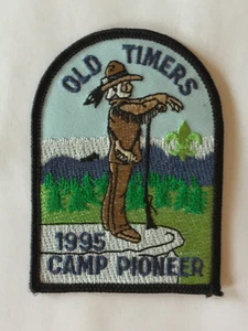 1995 Camp Pioneer Old Timers patch Oklahoma - Picture 1 of 1