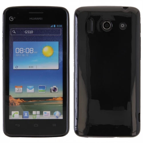 Custodia in TPU Nero Lucido per Huawei G510 / U8951 - Immagine 1 di 1